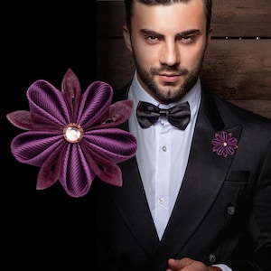 Buttonhole flower &quot;Dainty&quot; buttonhole flower // boutonniere // corsage // lapel jewelry