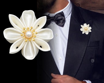Buttonhole flower "Loveletter" Buttonhole flower // Boutonniere // Corsage // Lapel jewelry