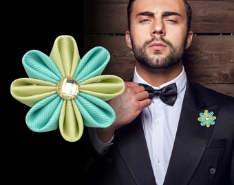 Buttonhole flower "I got a feeling" Buttonhole flower // Boutonniere // Corsage // Lapel jewelry