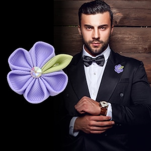 Buttonhole flower &quot;Penelope&quot; Buttonhole flower // Boutonniere // Corsage // Lapel jewelry