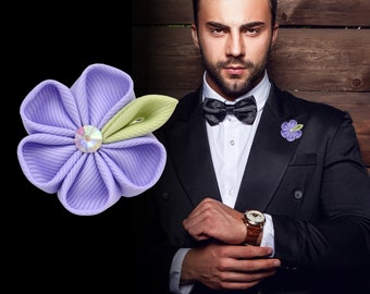 Buttonhole flower "Penelope" Buttonhole flower // Boutonniere // Corsage // Lapel jewelry