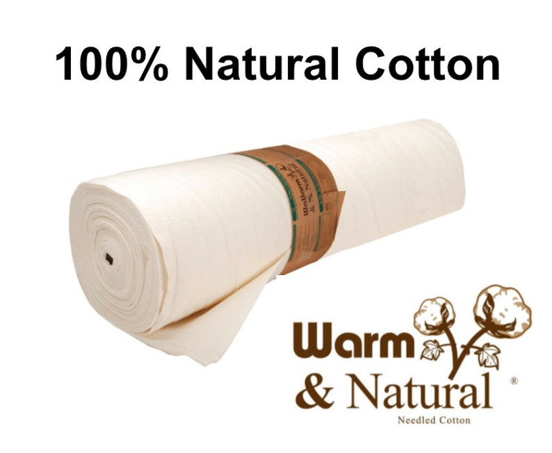 Warm & Natural 100 Cotton Wadding / Batting Cut by 1/4m Pre Etsy