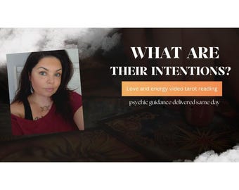 Tarot Reading: Their Intentions, Love, Relationship Clarity (Same Day Delivery)