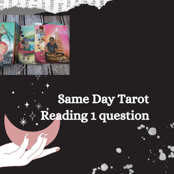 Lectura de Tarot el mismo día 1 pregunta