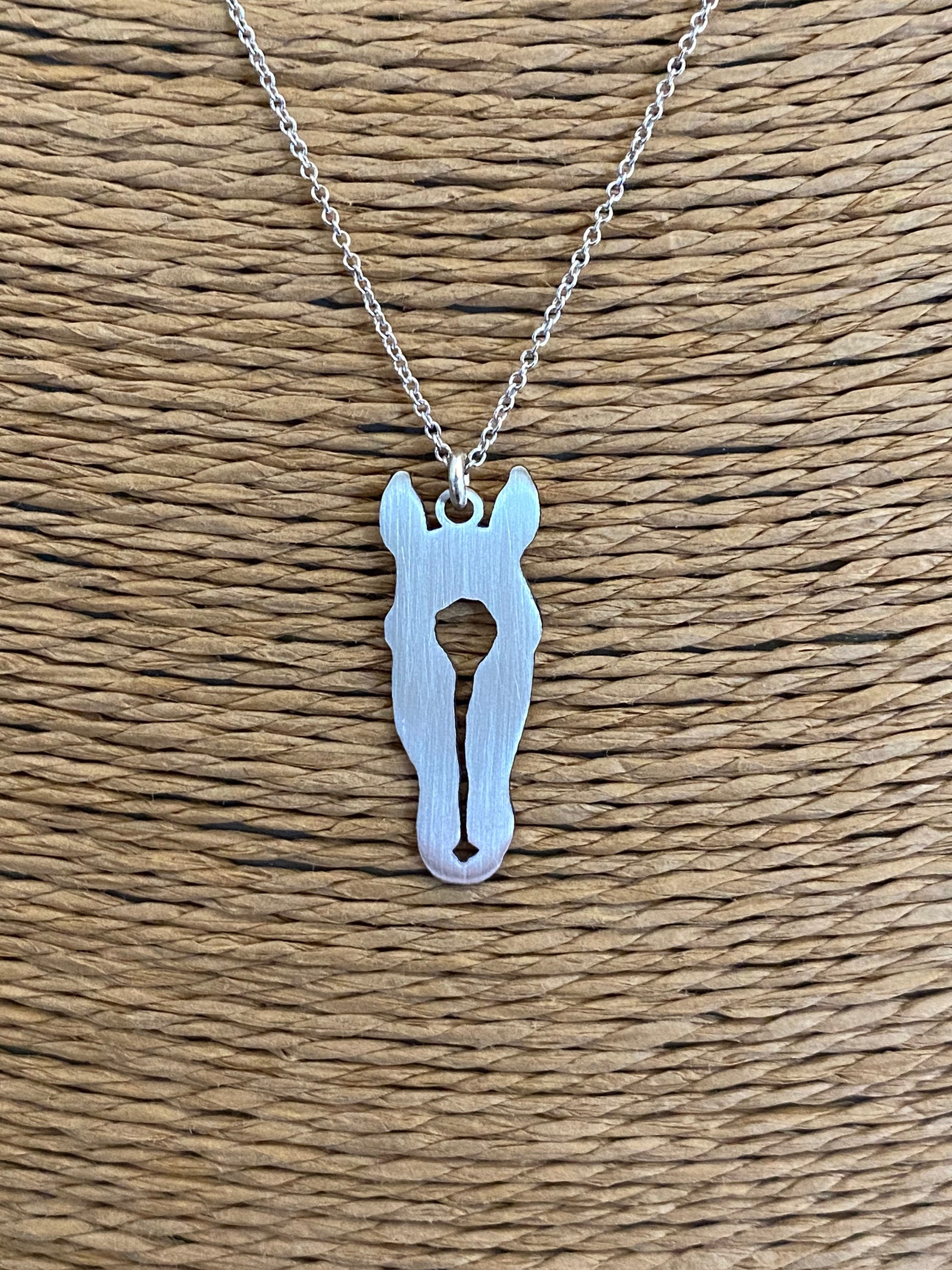 Collana Con Ciondolo A Forma Di Testa Di Cavall - Foto 13