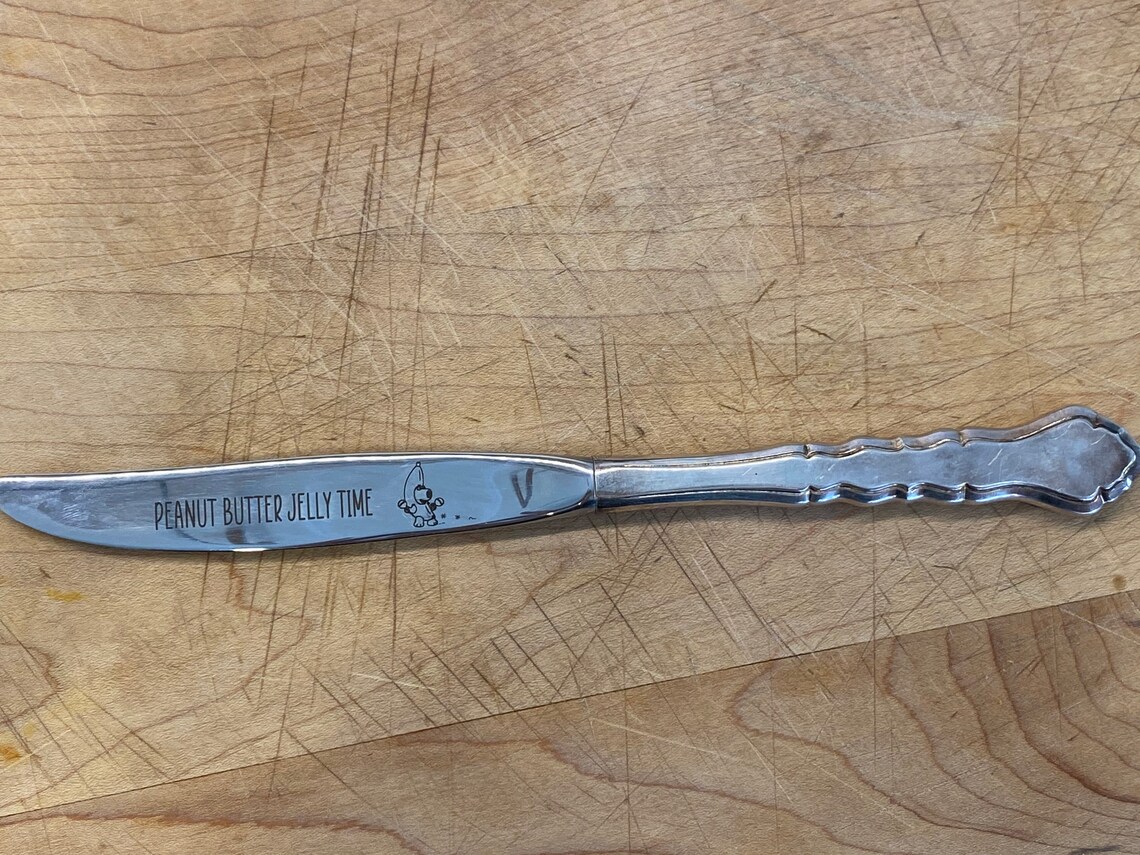 Personalized Peanut Butter Knife PB to My J Peanut Butter Etsy