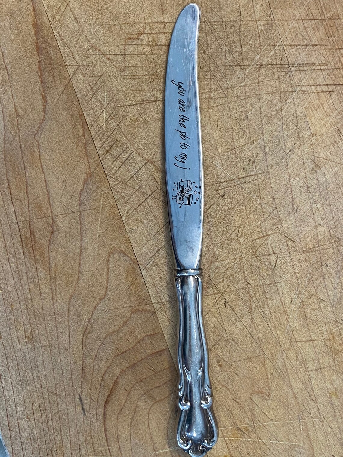 Personalized Peanut Butter Knife PB to My J Peanut Butter Etsy