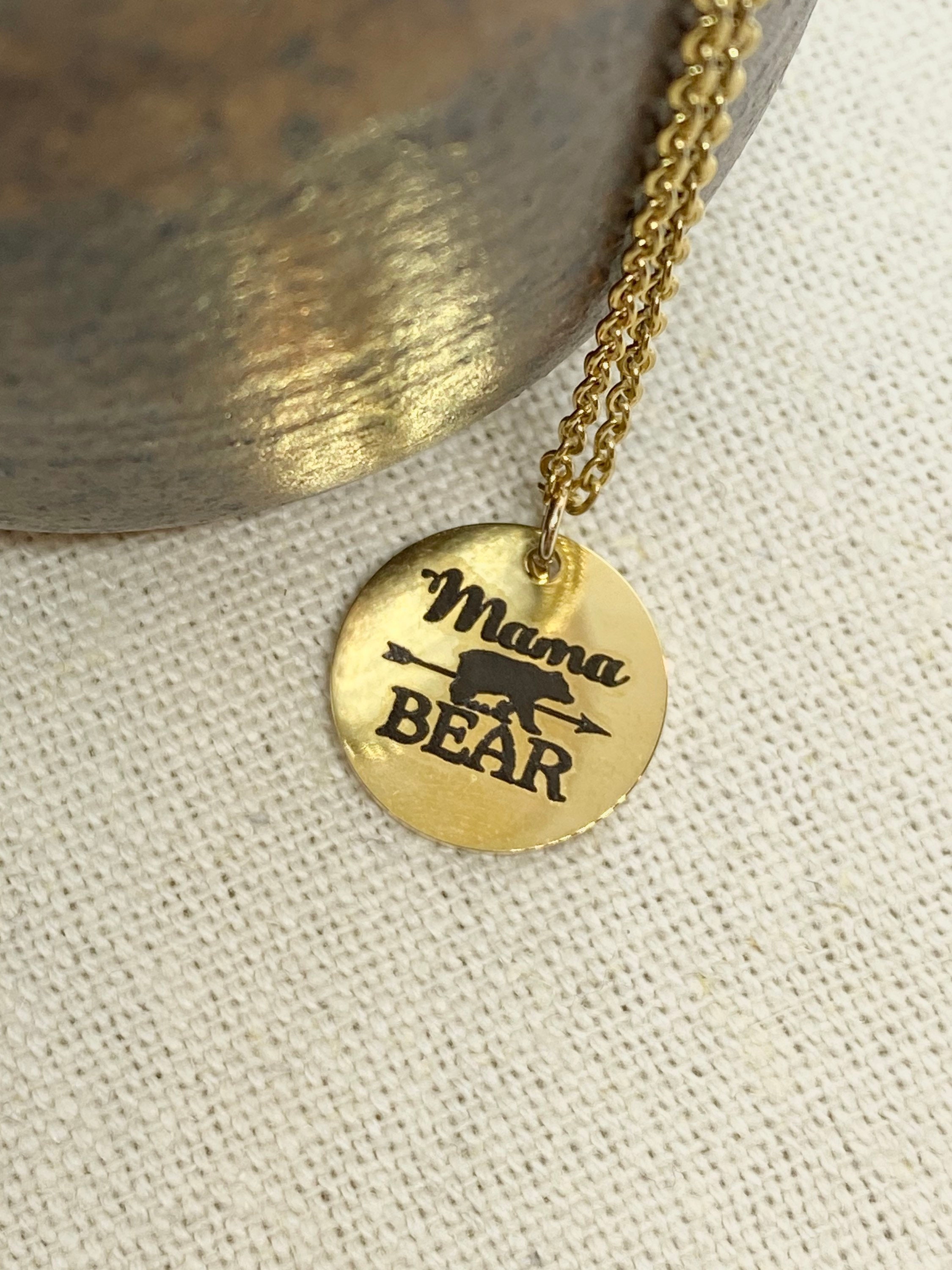 Mama Bear Necklace Momma Bear Bear 