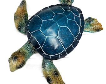 Sea Turtle Statue Garden Decor, Tabletop Wall Hanging Sea