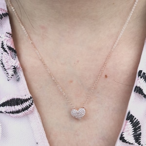 Heart Necklace, Heart Necklaces for Women, Heart Necklace Gold, Heart Necklace Silver, Heart Necklace For Mom, Mother&#39;s Day Gift