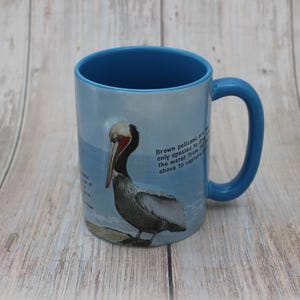 Ceramic Pelican Mug, Handcrafted Pelican Mug, Pelican Coffee Mug