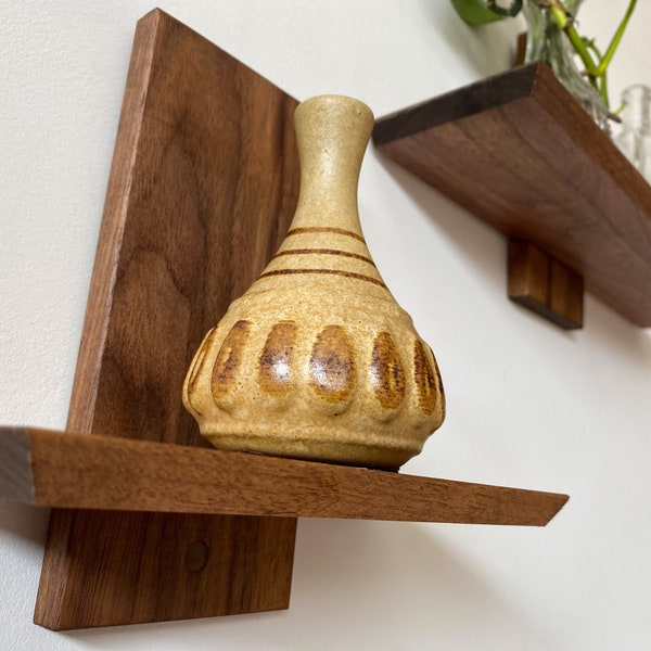 Walnut Shelf Etsy