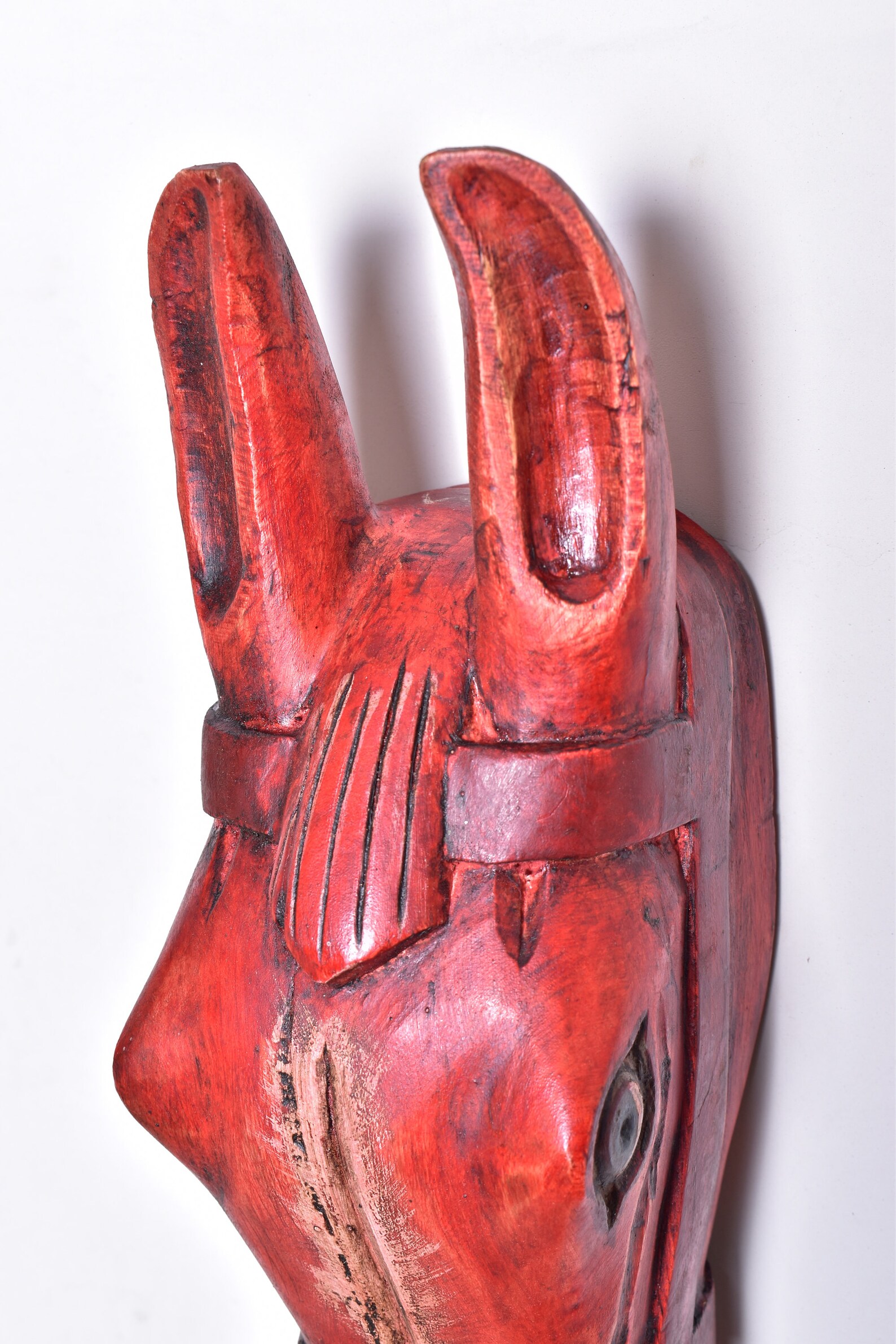 Wooden Horse Head Wall Hanging Solid Wood Horse Head Wall Etsy