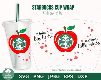 Download Teach Love Inspire Starbucks Cup Personalized Starbucks Etsy