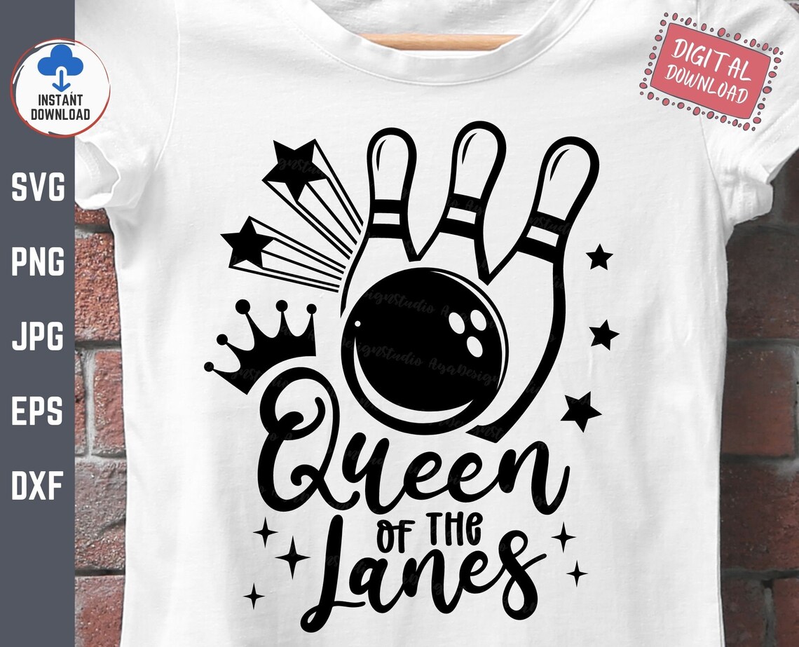 Queen Of The Lanes Bowling Shirt Women HW0173