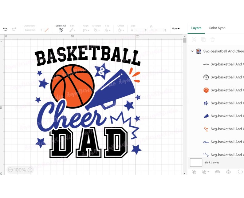 Basketball and Cheer Dad Svg, Basketball Cheer Dad Svg, Proud Cheer Dad ...
