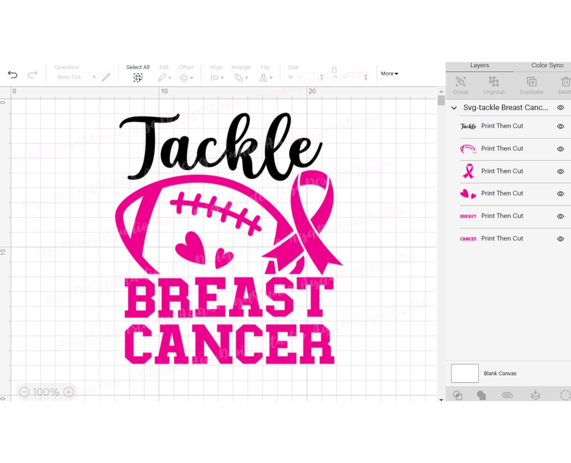 Tackle Breast Cancer Svg Breast Cancer Awareness Football - Etsy