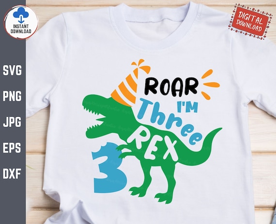 Raws I'm Three-Rex 3rd Birthday Boy Toddler Kid Dinosaur Raws I'm Three-Rex 3rd Birthday Boy Toddler Kid Dinosaur