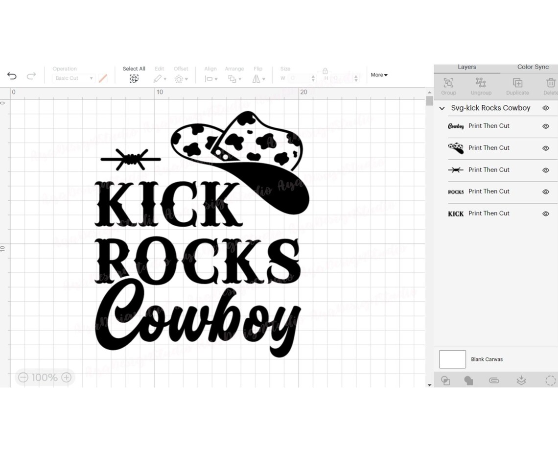Kick Rocks Cowboy Svg, Funny Western Country Svg - Etsy