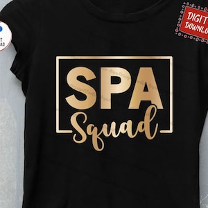 Spa Squad Svg, Spa Birthday Party Svg, Self Care Svg, Girls Spa Trip Svg, Spa Girls Party Svg, Girl&#39;s Vacation Svg