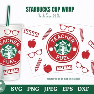 Download Teach Love Inspire Starbucks Cup Svg Teacher Starbucks Full Etsy