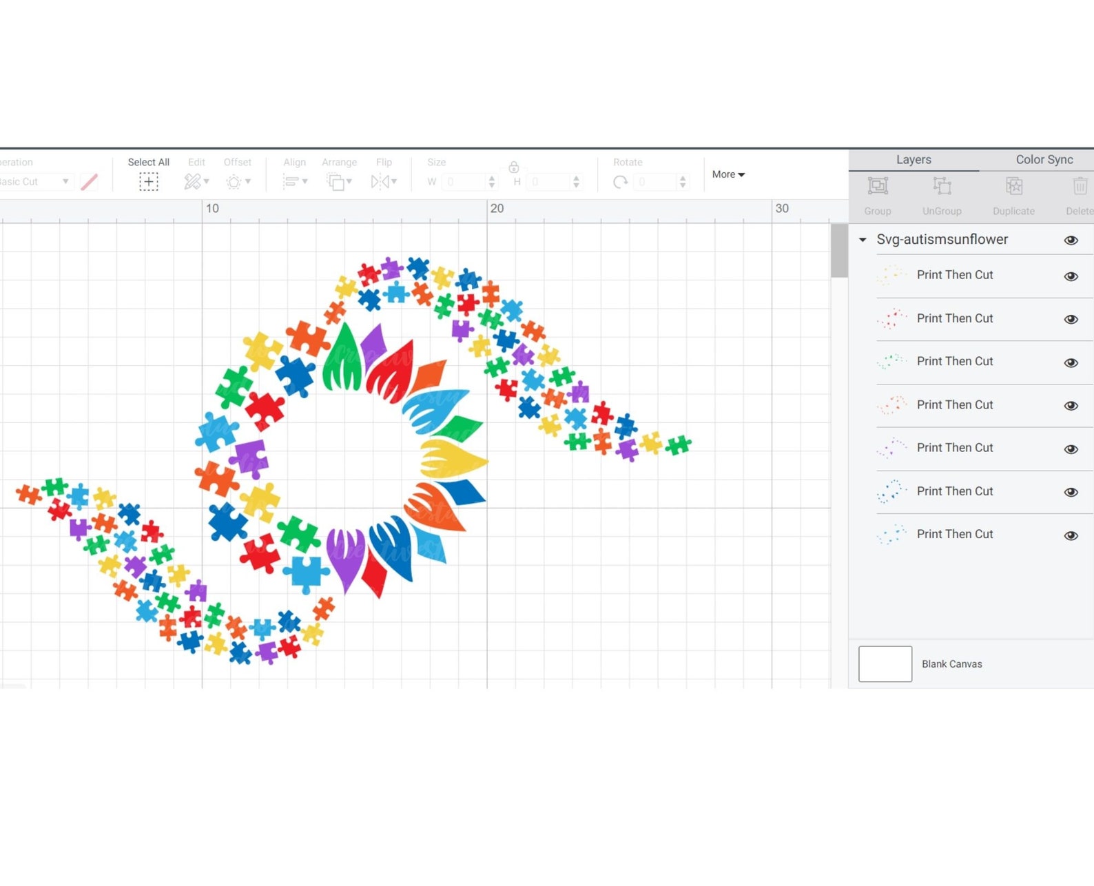 Free Free Sunflower Autism Svg 516 SVG PNG EPS DXF File