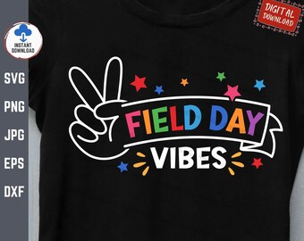 Field Day Vibes Svg, Teacher Field Day Svg, School Game Day Svg, Funny Summer Matching Field Day Svg, Last Day of School Svg