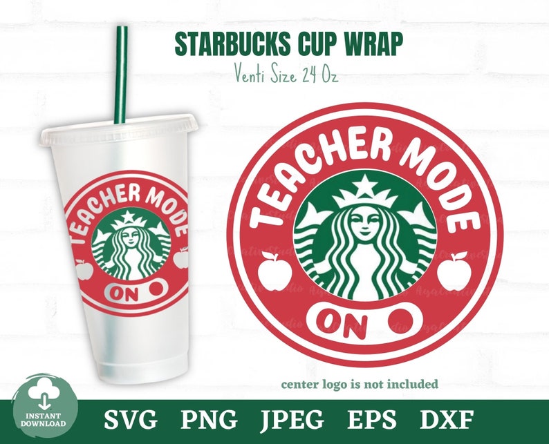 Download Teacher Mode On Starbucks Svg Teacher Starbucks Svg Teaching | Etsy