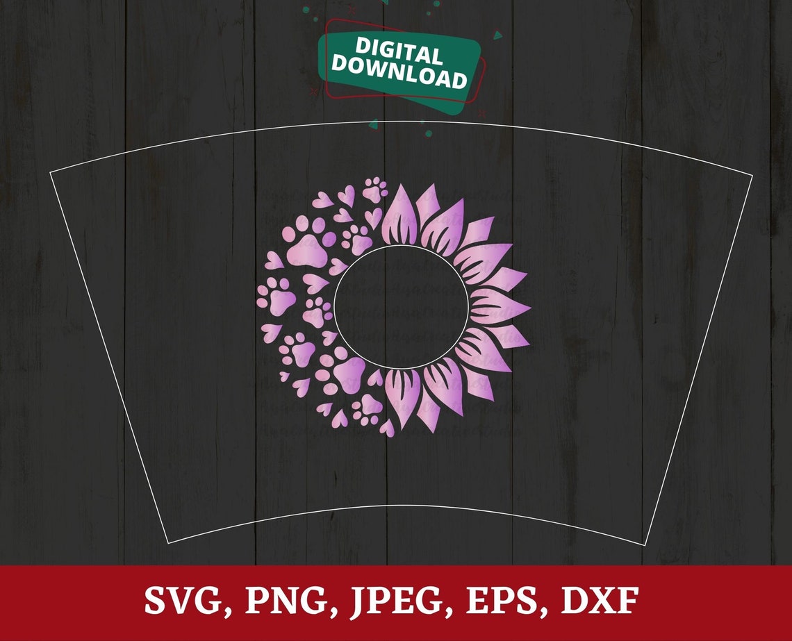 Free Free 336 Sunflower Free Starbucks Cup Wrap Svg SVG PNG EPS DXF File