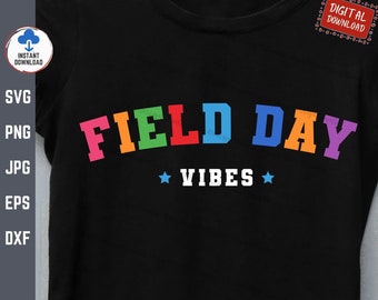 Field Day Vibes Svg, Teacher Field Day Svg, Funny Summer Matching Field Day Svg, School Game Day Svg, Last Day of School Svg