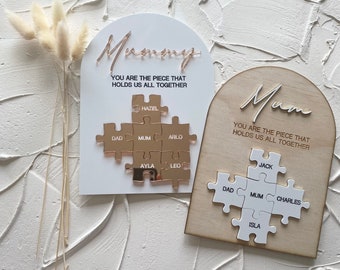 Mum Puzzle Plaque | Mother Puzzle Plaque | Mothers Day Puzzle Plaque