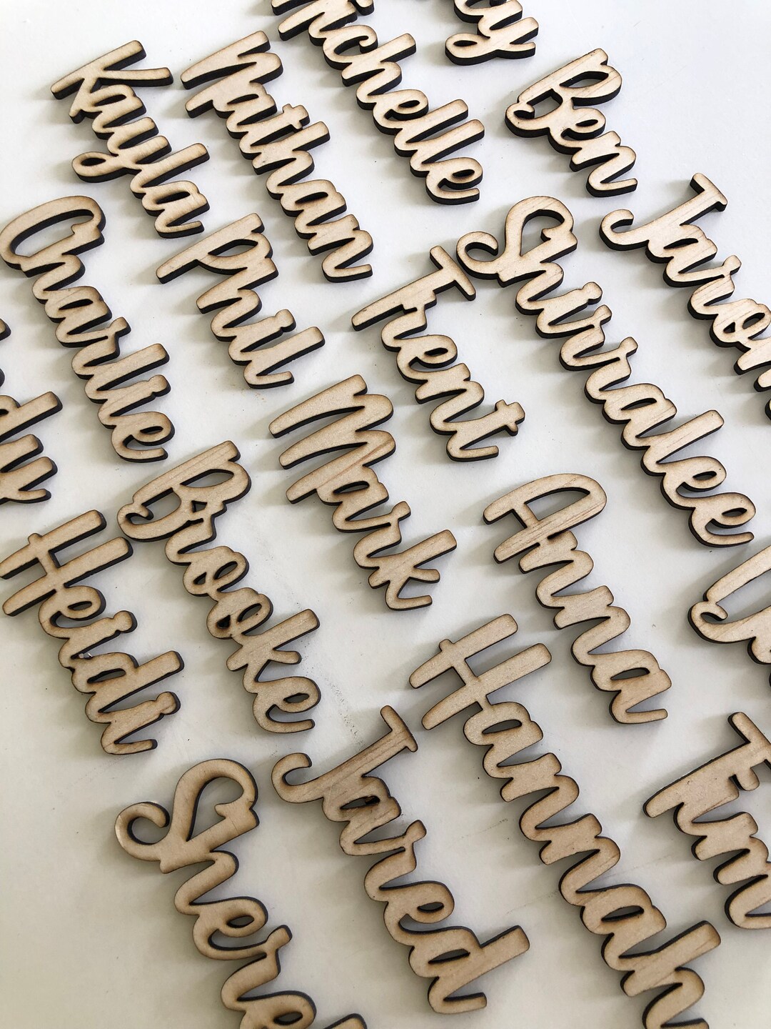 Wooden Name Place Card Etsy Australia