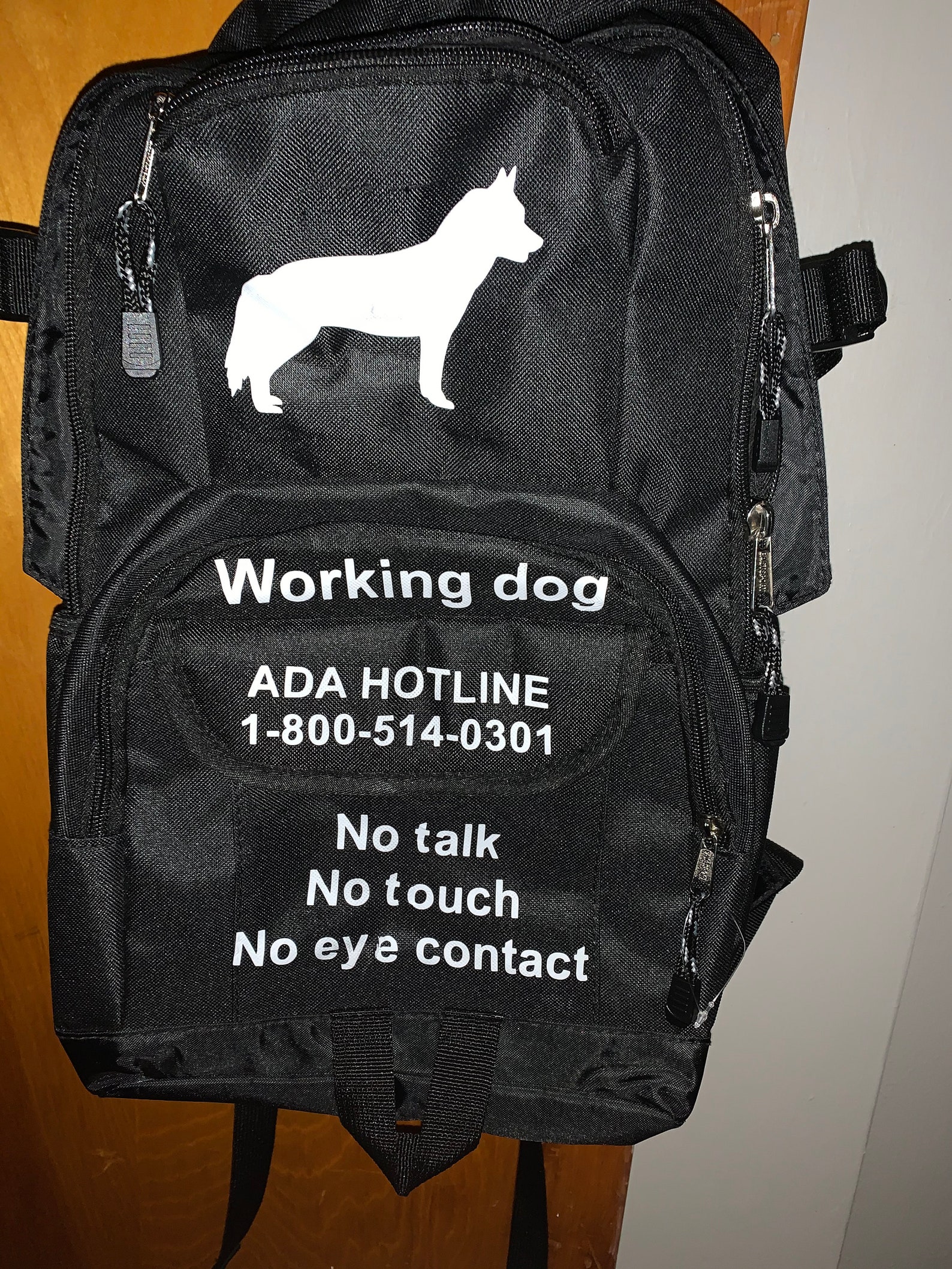 Service Dog/ Working Dog Custom Backpacks Etsy