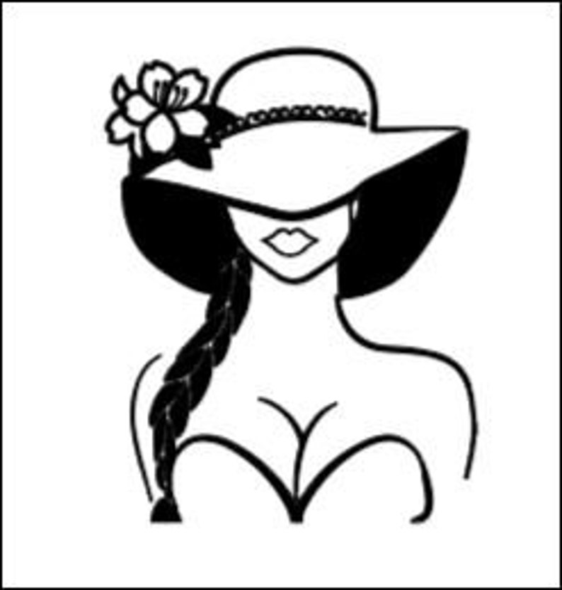 Predrawn Paint Canvas Paint and Sip Woman Paint Kit Her Etsy