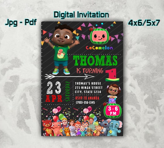 Invitaciones de cumpleaños Invitación Etsy España