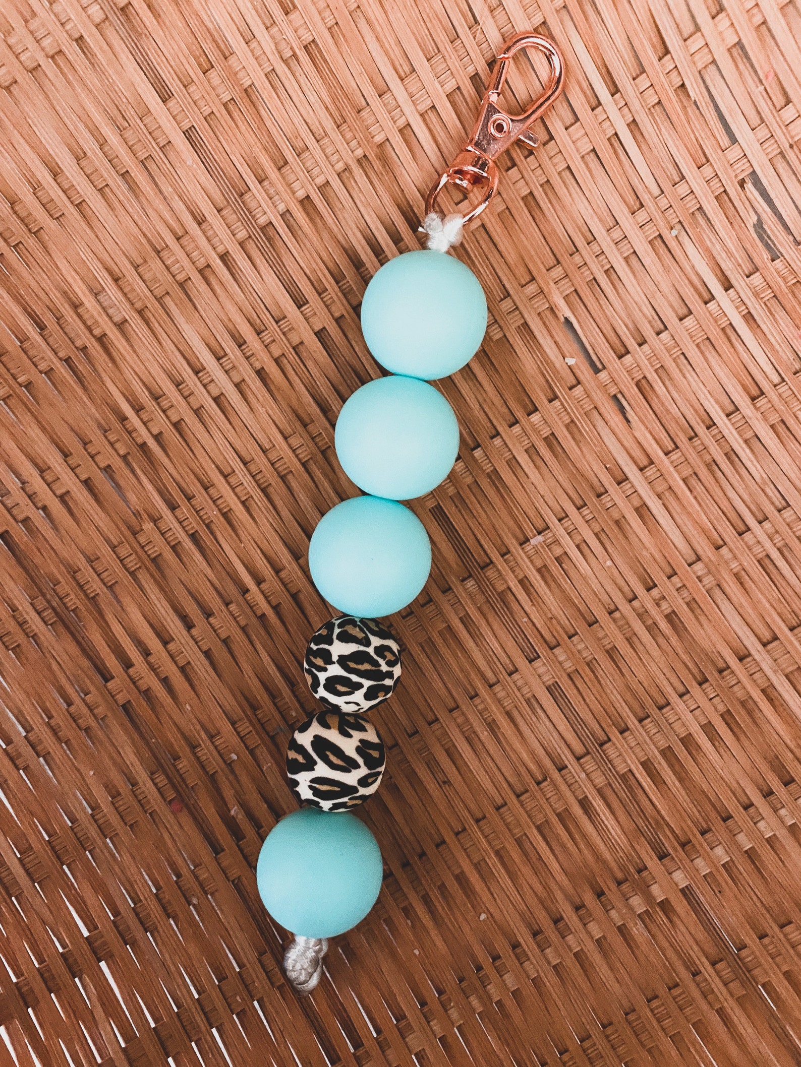 Silicone beaded Keychains Etsy