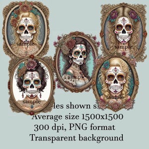 Clip Art degli antenati del teschio di zucchero