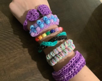 Custom Made Loom bracelets