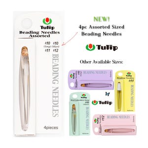 Tulip Beading Needles, Size #10, #11, #12, or Assortment Pack