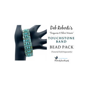 Deb Roberti's Touchstone Band Bead Pack, DIY Jewelry Supply