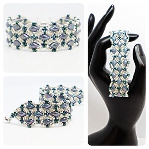 INDIGO Bead Pack, Deb Roberti's "Rattan Band" Beaded Bracelet Tutorial Sold Separately, DIY Jewelry Supply