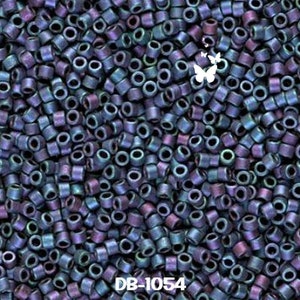 DB1054 Plum Gold Iris Size 11/0 Miyuki Delica (5gr), DIY Jewelry Bead Supply