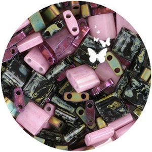 Miyuki Quarter Tila Beads QTL0194 - Silver Quarter Tila