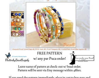 Bracelet K' Alys, patron numérique PDF par Les Perles par Puca® (motif gratuit disponible ou à acheter maintenant)