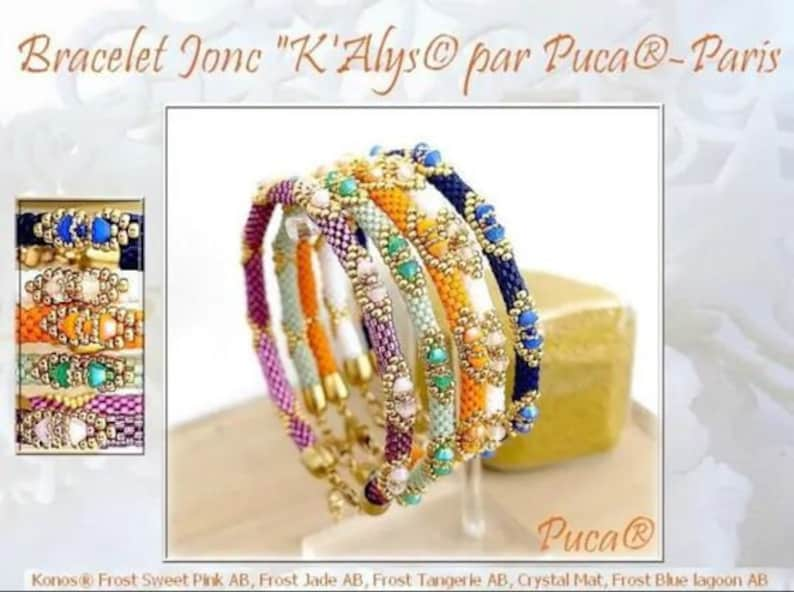 Free K' alys Pattern w/ Any Les Perles par Puca® Purchase ... Please Read Listing Details, DIY Jewelry, Bead Supply image 1