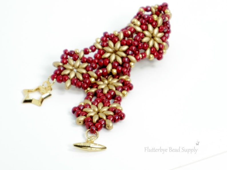 DIY Jewelry Supply Free Northern Star Bracelet Tutorial by Nela K\u00e1belov\u00e1 Available Separately Do-It-Yourself Jewelry Bead Pack