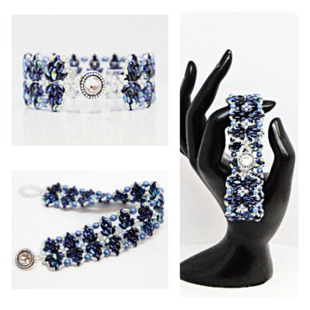 BLUE MOON Bead Pack annelies Beaded Bracelet Etsy