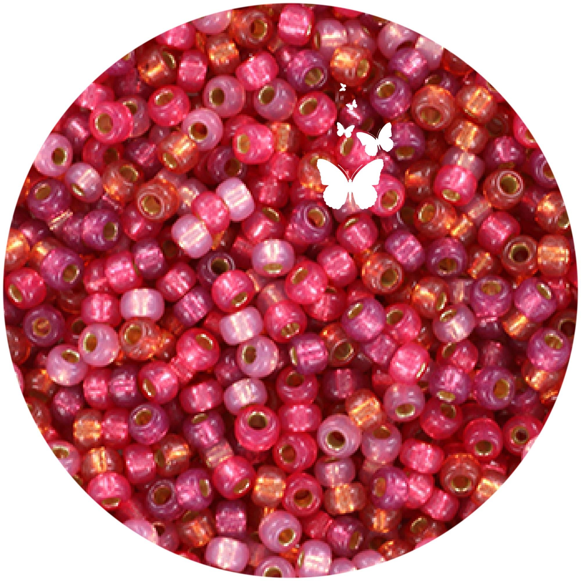 Size 11/0 WARM HEART MIX-113 Miyuki Seed Beads (10gr), Do-it