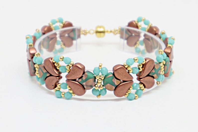 DIY Jewelry Bead Pack Deb Roberti/'s Paisley Bow Beaded Bracelet /& Earrings Tutorial Sold Separately