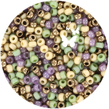 Size 11/0 Singing Nature Mix-135 Miyuki Seed Beads (10gr), DIY